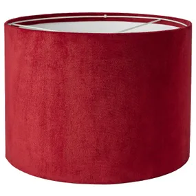 IKEA MOLNSKIKT МОЛНСКІКТ, абажур, темно-червоний оксамит, 33 см 305.752.04 фото