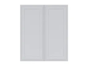 BRW Верхний шкаф для кухни Verdi 80 см двухдверный светло-серый матовый, греноловый серый/светло-серый матовый FL_G_80/95_L/P-SZG/JSZM фото