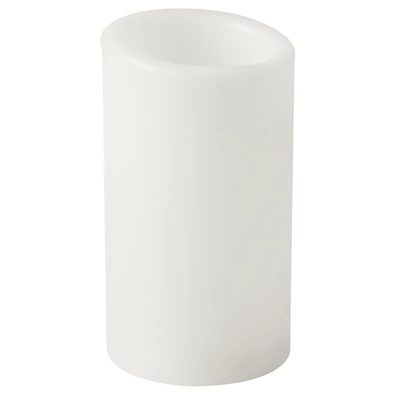 IKEA ÄDELLÖVTRÄD ЕВДЕЛЛЕВТРЕД, LED формова свічка, білий/для приміщення, 14 см 105.202.60 фото №1