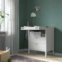 IKEA SUNDVIK СУНДВІК, пеленальний стіл / комод, білий 004.973.40 фото thumb №2