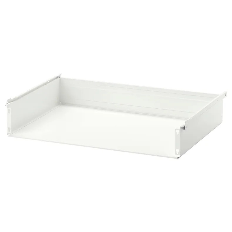 IKEA HJÄLPA ХЬЄЛПА, шухляда без фронтальної панелі, білий, 80x55 см 003.309.82 фото №1