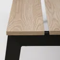 IKEA LJUNGSBRO ЛЬЮНГСБРО, журнальный стол, регулируемый черный / имит. дуб, 104x70 см 205.610.33 фото thumb №7