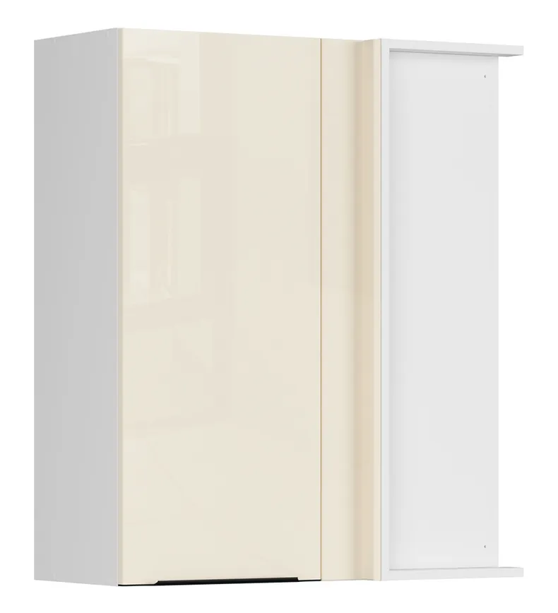 BRW Sole L6 правый угловой кухонный шкаф магнолия жемчуг строй 80x95 см, альпийский белый/жемчуг магнолии FM_GNW_80/95/35_P/B-BAL/MAPE фото №2
