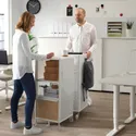 IKEA BEKANT БЕКАНТ, модуль для зберігання з кодовим зам, біла сітка, 41x101 см 392.868.98 фото thumb №2