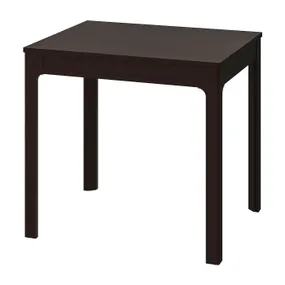 IKEA EKEDALEN ЕКЕДАЛЕН, розкладний стіл, темно-коричневий, 80 / 120x70 см 203.408.24 фото