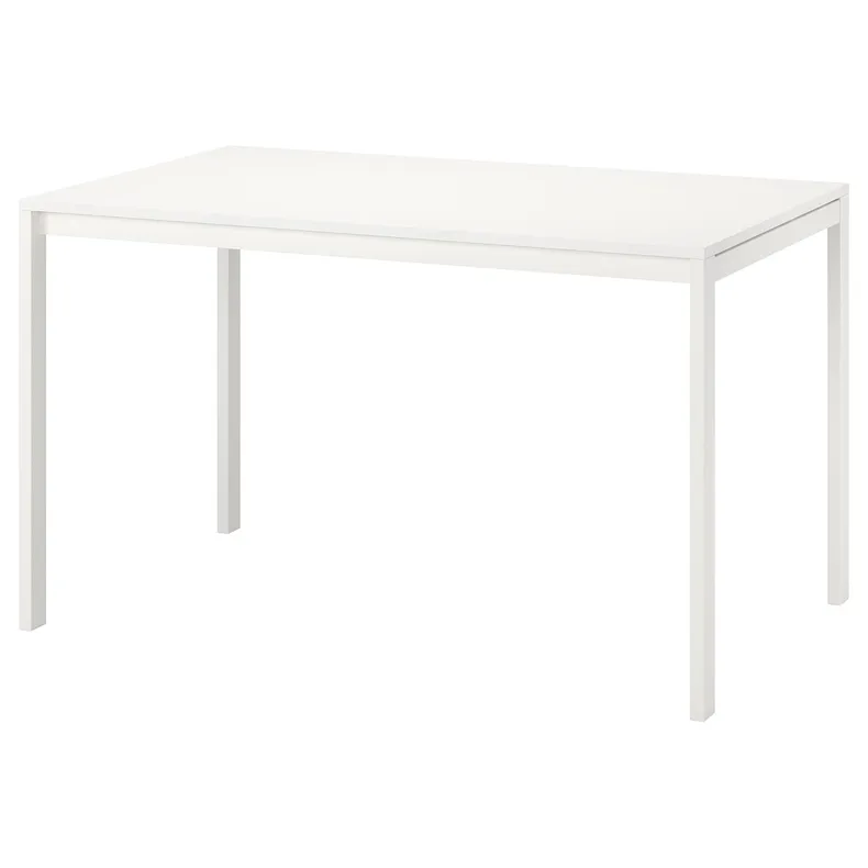 IKEA MELLTORP МЕЛЬТОРП, стіл, білий, 125x75 см 190.117.77 фото №1