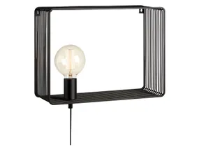BRW Настенный светильник Shelf металл черный 086902 фото