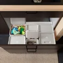 IKEA HÅLLBAR ХОЛЛБАР, решение для сортировки мусора, для кухонных ящиков METOD вентилируемый / светло-серый, 55 l 693.089.26 фото thumb №4