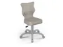 BRW Детский настольный стул серого цвета размер 4 OBR_PETIT_SZARY_ROZM.4_MONOLITH_03 фото