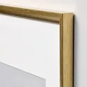 IKEA SILVERHÖJDEN СІЛВЕРХОЙДЕН, рамка, золотавий, 40x50 см 303.704.05 фото thumb №3