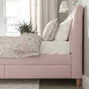 IKEA IDANÄS ИДАНЭС, кровать с отделением для хранения, Окрашенный в бледно-розовый цвет, 140x200 см 804.471.67 фото thumb №7