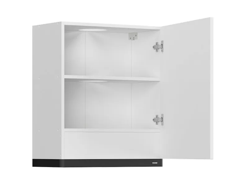 Кухонный шкаф BRW Top Line 60 см с вытяжкой правый белый глянец, альпийский белый/глянцевый белый TV_GOO_60/68_P_FL_BRW-BAL/BIP/CA фото №3