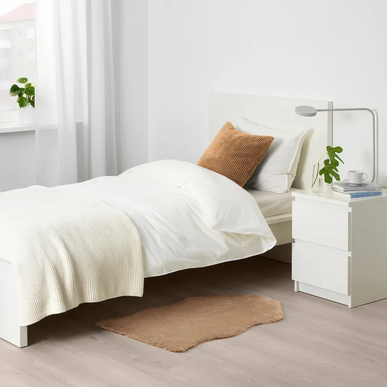 IKEA TOFTLUND ТОФТЛУНД, ковер, бежевый, 55x85 см 905.645.18 фото №3