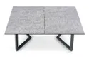 Обідній стіл розкладний HALMAR TIZIANO 160-210x90 см, стільниця - світлий сірий / темний сірий, ніжки - темний сірий фото thumb №16