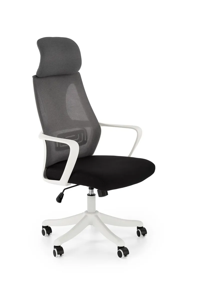 Крісло комп'ютерне офісне обертове HALMAR VALDEZ 2 сірий / чорний фото №4