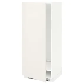 IKEA METOD МЕТОД, висока шафа для холодильнка / морозил, білий / ВЕДДІНГЕ білий, 60x60x140 см 399.207.38 фото