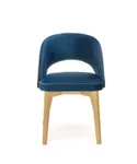 Кухонний стілець HALMAR Marino дуб медовий, темно-синій MONOLITH 77 (1шт=1шт) фото thumb №8
