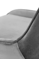 Крісло комп'ютерне офісне обертове HALMAR RICO, сірий оксамит фото thumb №11