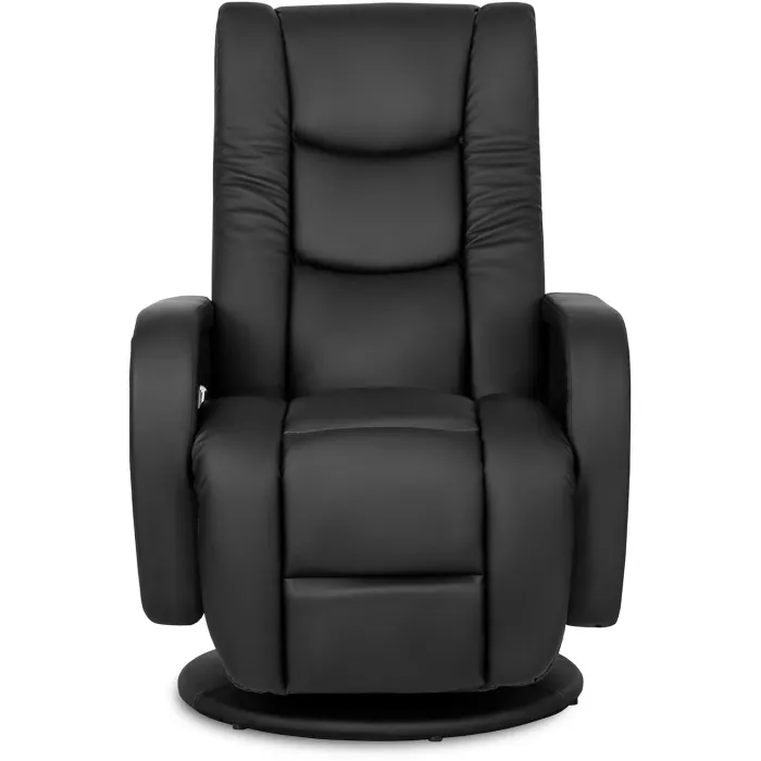 Поворотное массажное кресло MEBEL ELITE SPIKE, экокожа: черный фото №8