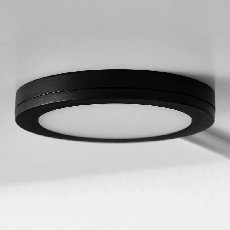 IKEA MITTLED МІТТЛЕД, LED точковий світильник, чорний може бути затемнений 405.286.60 фото №5
