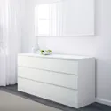 IKEA MALM МАЛЬМ, меблі д / спальні, компл із 4 предм, білий, 140x200 см 394.882.26 фото thumb №7