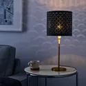 IKEA NYMÖ НІМО / SKAFTET СКАФТЕТ, настільна лампа, чорна латунь / латунь 093.193.29 фото thumb №2