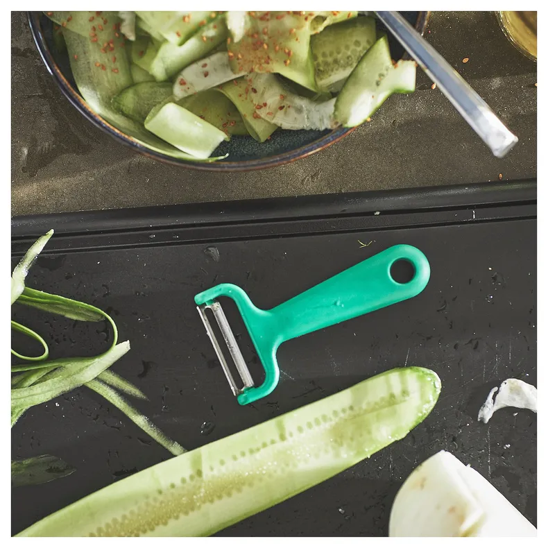 IKEA UPPFYLLD УПФІЛЛД, ніж для чищення овочів, яскраво-зелений 205.219.52 фото №3