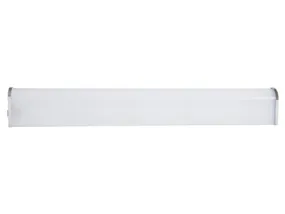BRW Настінний світлодіодний світильник для ванної кімнати Rolso з алюмінію, срібла та білого 083886 фото