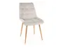 Кухонный стул SIGNAL CHIC D Velvet, Bluvel 03 - светло-серый фото