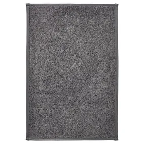 IKEA OSBYSJÖN ОСБЮШЕН, килимок для ванної кімнати, сірий, 40x60 см 405.142.05 фото
