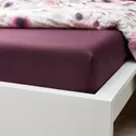 IKEA ULLVIDE УЛЛЬВИДЕ, простыня натяжная, тёмно-красный, 160x200 см 705.580.85 фото thumb №3