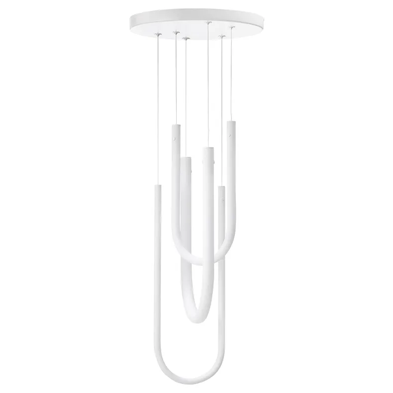 IKEA VARMBLIXT ВЭРМБЛИКСТ, подвесной светильник, светодиодный, белое матовое стекло, 46 см 105.311.31 фото №1