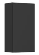 BRW Верхний кухонный шкаф Sole L6 50 см правый черный матовый, черный/черный матовый FM_G_50/95_P-CA/CAM фото thumb №2