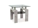 Журнальний стіл SIGNAL LISA D, ефект бетону, 60x60 фото thumb №1