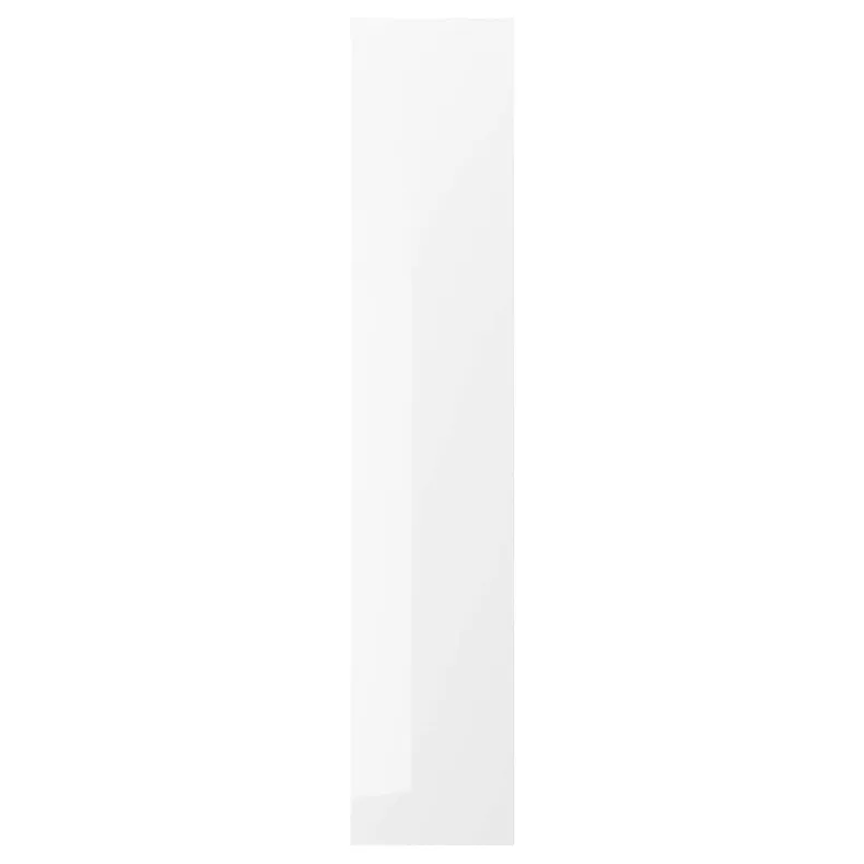 IKEA RINGHULT РИНГУЛЬТ, дверь, глянцевый белый, 40x200 см 402.124.01 фото №1