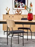 Кухонний стіл HALMAR SMART 170-250x100 см дуб натуральний/чорний фото thumb №19
