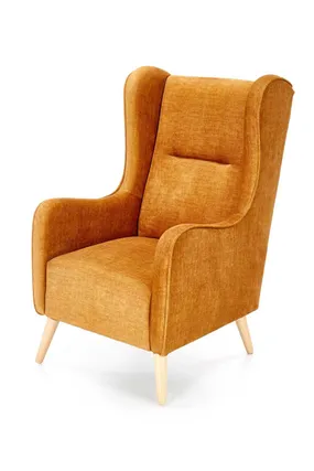 Мягкое кресло HALMAR CHESTER 2, янтарный фото