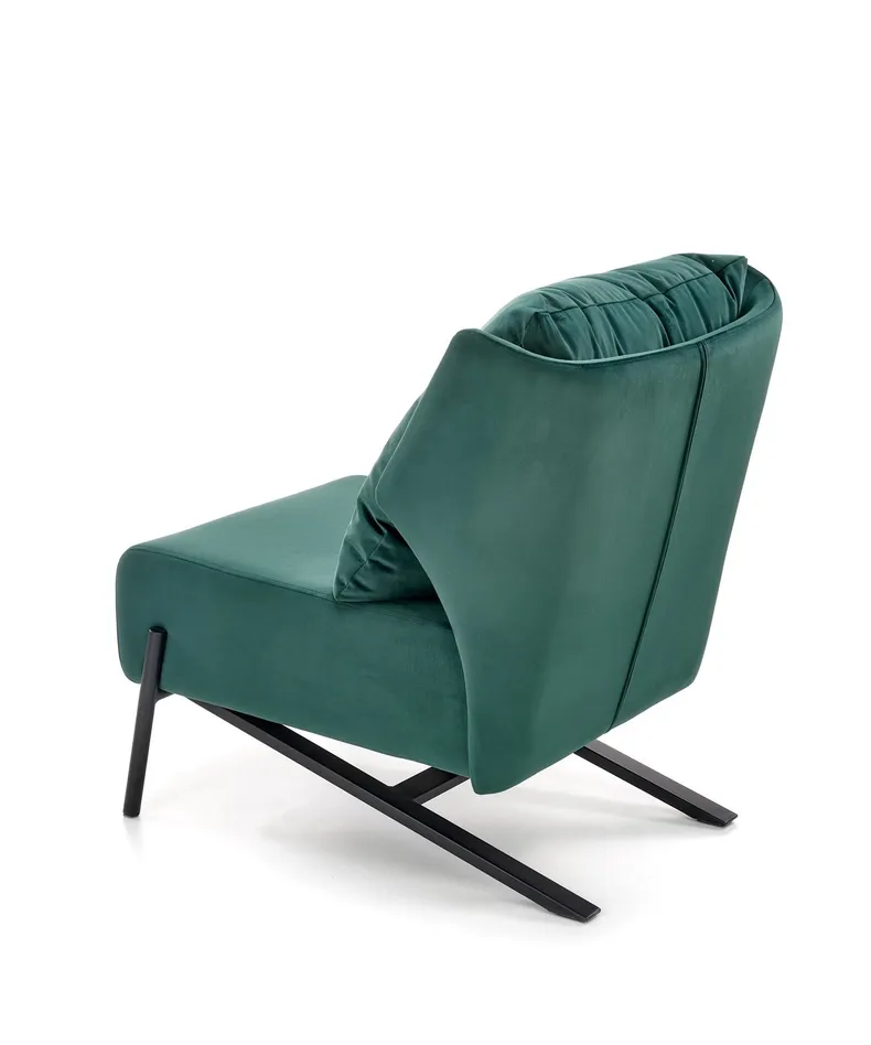 Кресло мягкое HALMAR Victus темно-зеленый/черный фото №5