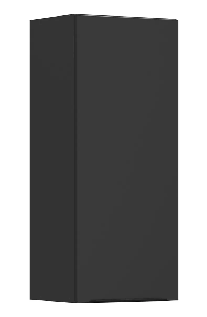 BRW Sole L6 40 см правый верхний кухонный шкаф черный матовый, черный/черный матовый FM_G_40/95_P-CA/CAM фото №2