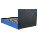 Кровать MEBEL ELITE 140x200 CROS Velour Blue фото thumb №12