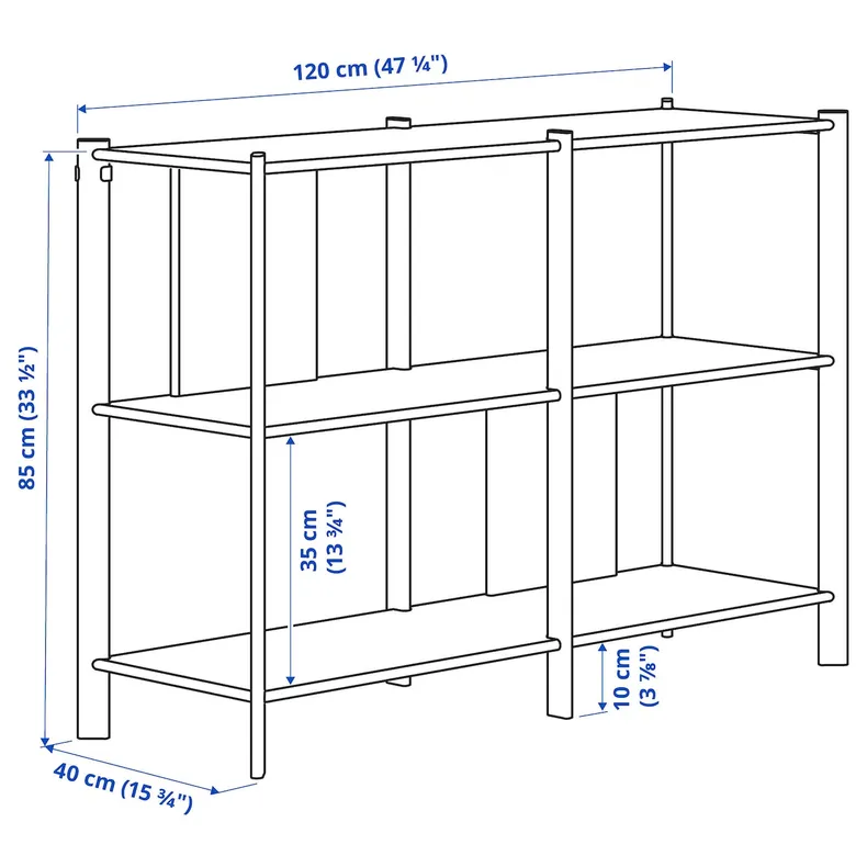 IKEA JÄTTESTA ЄТТЕСТА, шафа, білий / світлий бамбук, 200x195 см 894.972.14 фото №5