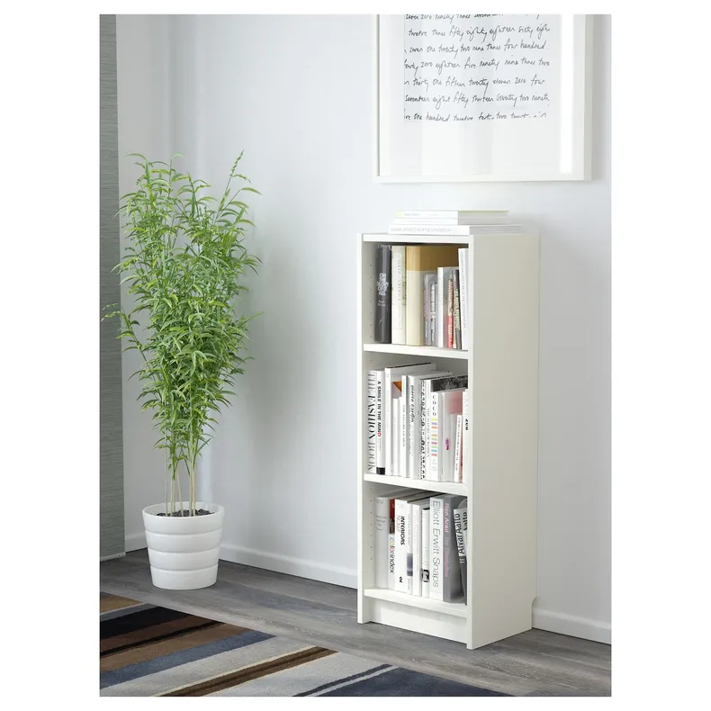 IKEA BILLY БІЛЛІ, книжкова шафа, білий, 40x28x106 см 802.638.32 фото №2