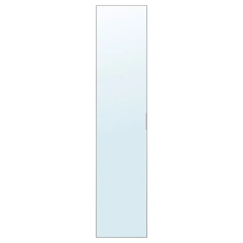 IKEA STRAUMEN СТРАУМЕН, дверца с петлями, зеркало, 40x180 см 994.162.84 фото №1