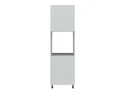 BRW Вбудована кухонна шафа Top Line 60 см з духовкою ліворуч світло-сіра матова, гренола сірий/світло-сірий матовий TV_DPS_60/207_L/L-SZG/BRW0014 фото thumb №1