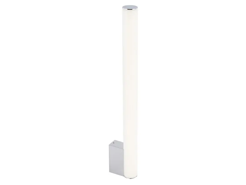 BRW Настенный светодиодный светильник для ванной комнаты Ice Tube M из пластика серебристого и белого цвета 083951 фото №1