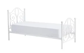 Ліжко металеве односпальне HALMAR PANAMA 90x200 см біле фото