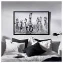 IKEA BJÖRKSTA БЬЙОРКСТА, картина з рамкою, коні на воді / чорний, 118x78 см 895.089.05 фото thumb №2