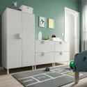 IKEA SMÅSTAD СМОСТАД / PLATSA ПЛАТСА, гардероб, белый с 2 комодами, 180x57x133 см 794.845.99 фото thumb №2