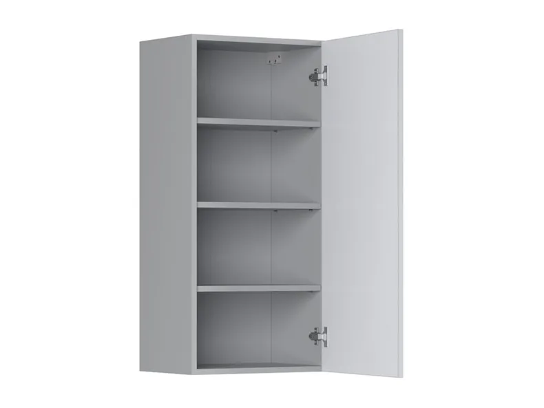 BRW Верхний кухонный шкаф Верди 45 см правый светло-серый матовый, греноловый серый/светло-серый матовый FL_G_45/95_P-SZG/JSZM фото №3