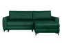 BRW Двосторонній кутовий диван Nelia розкладний з ящиками для зберігання велюровий зелений, Bluvelkaro 78 Green/Bluvel 78 Green NA-NELIA-LX_2DL.URCBK-G3_BA4452 фото